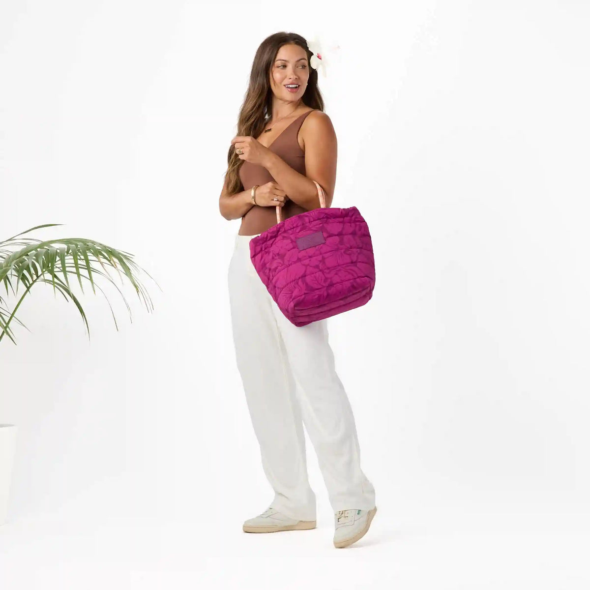 Large Quilted Rope Tote | Heipua