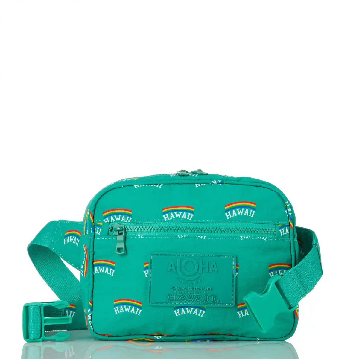 Keep It Light Rectangle Hip Pack | UH Vintage Rainbow